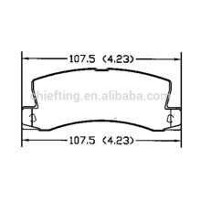 D325 04466-33110 pièces auto plaquette de frein pour Toyota Lexus